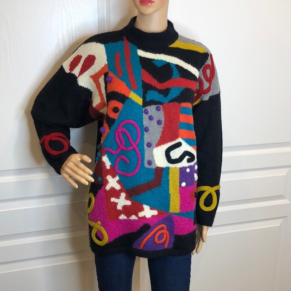 Kitty Hawk Vivian Wang Sweater Size M - Picture 8 of 14
